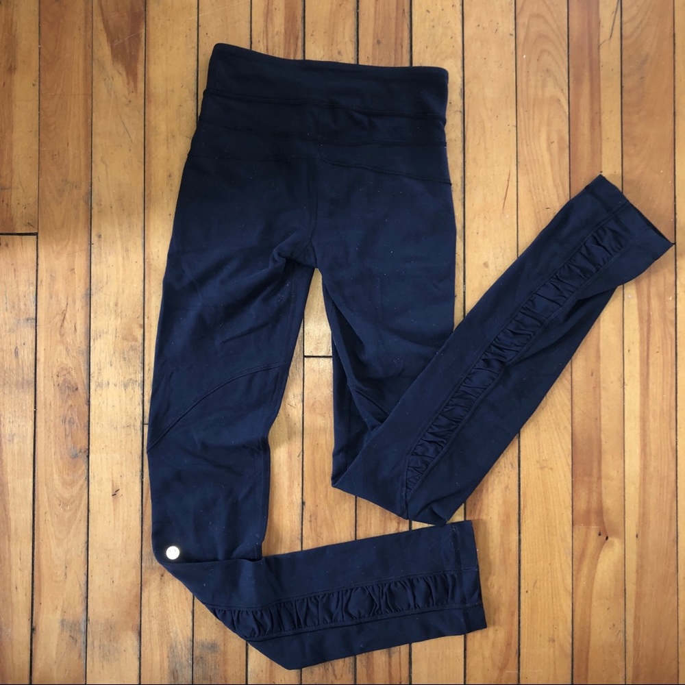 Lulu Lemon Ruffle Leg Tights